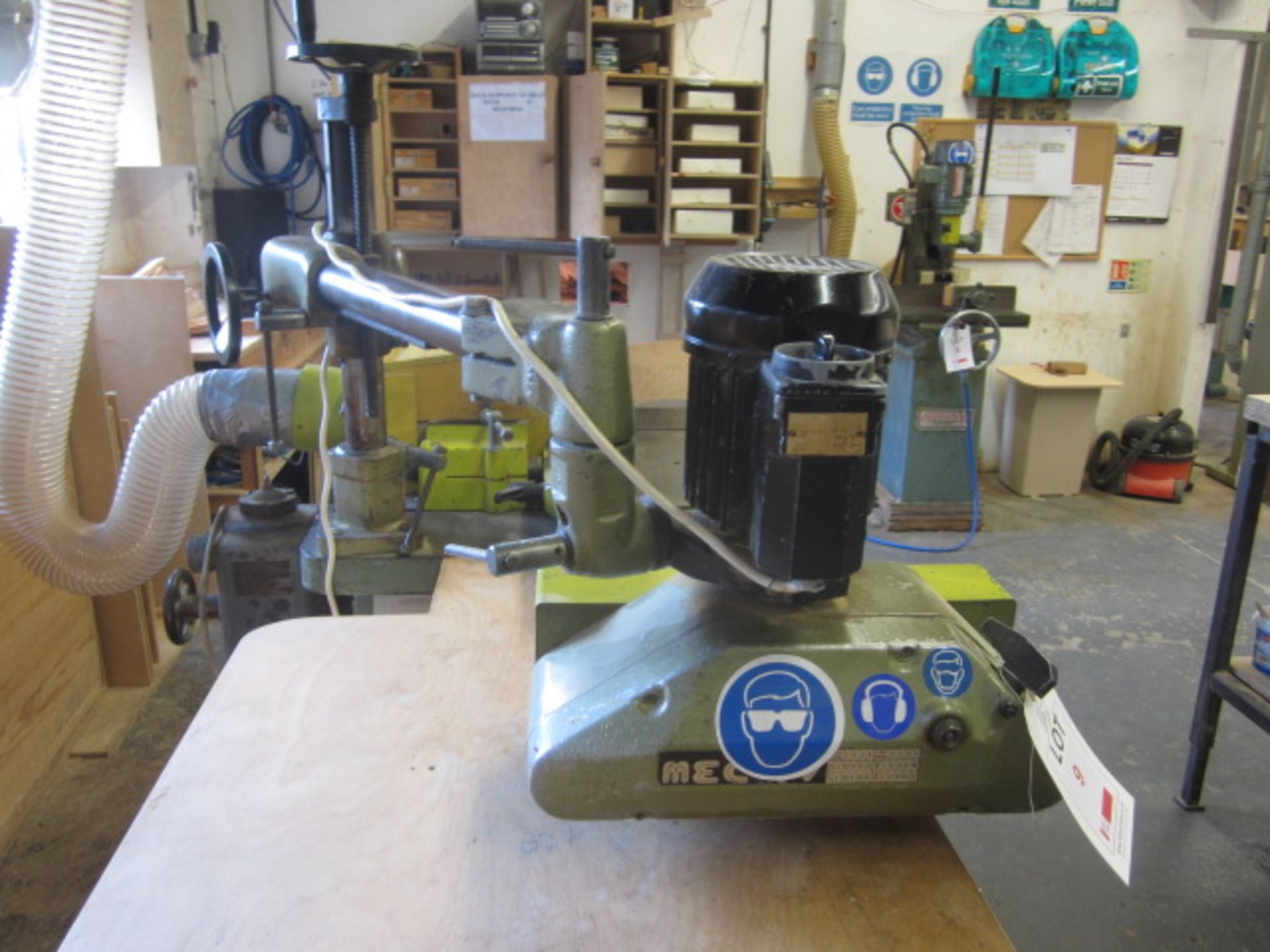 Wadkin vertical spindle moulder with power feeder, Driv Loc electronic DC injection brake. **NB: - Image 9 of 9