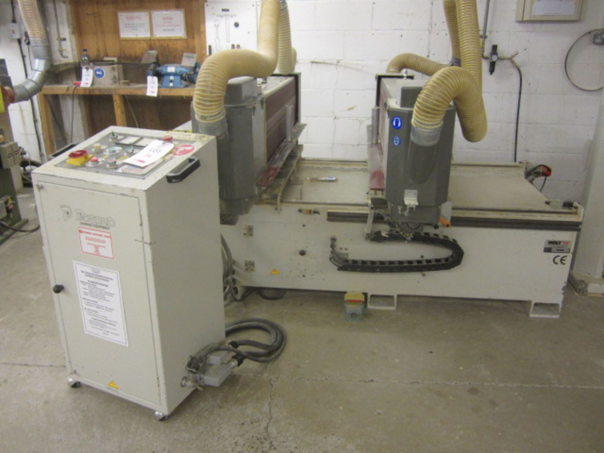 Holytek double sided horizontal belt sander, model PW-12H, serial no: 248 (2000)