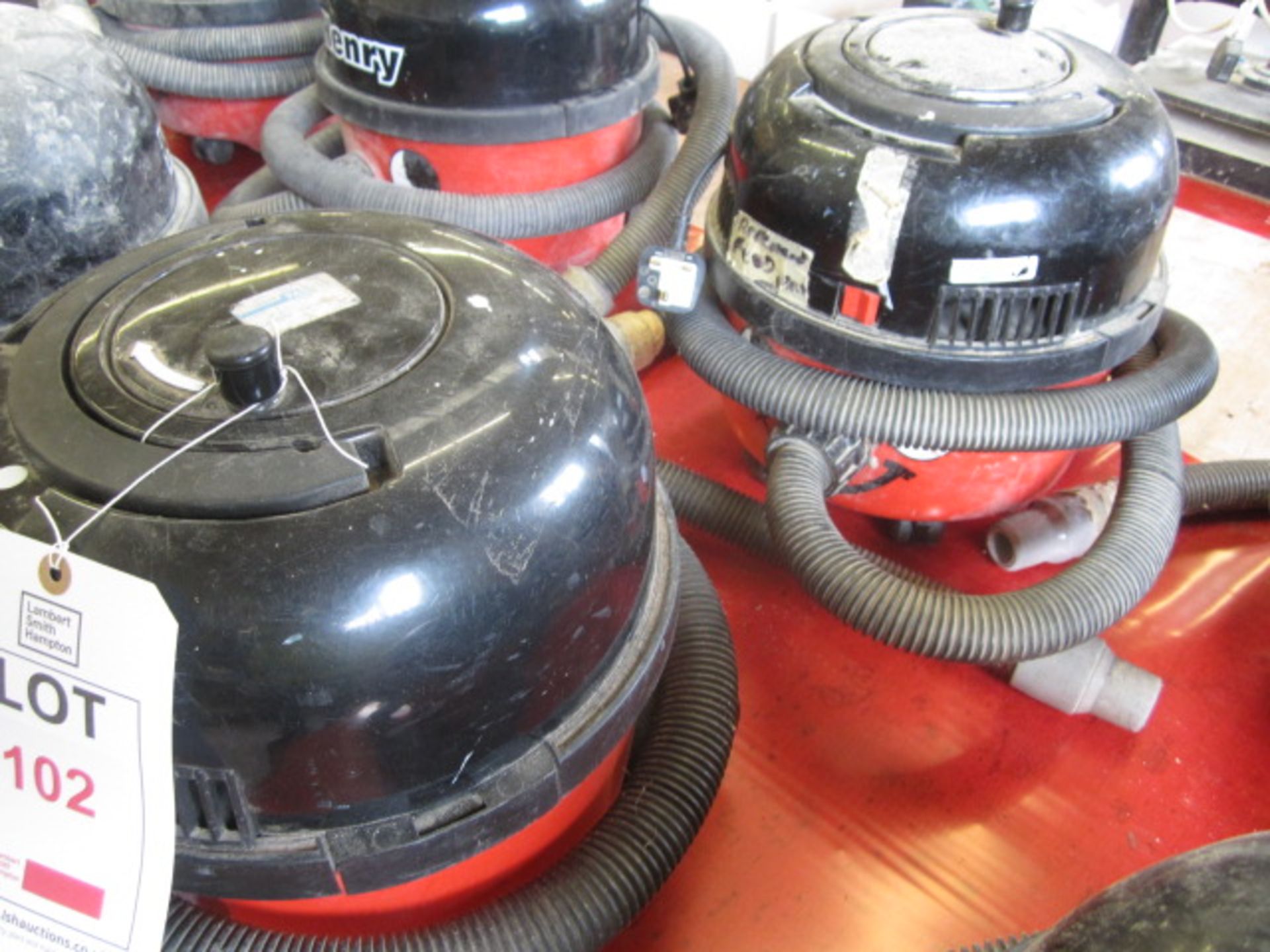 2 x Henry vacuums, 240v