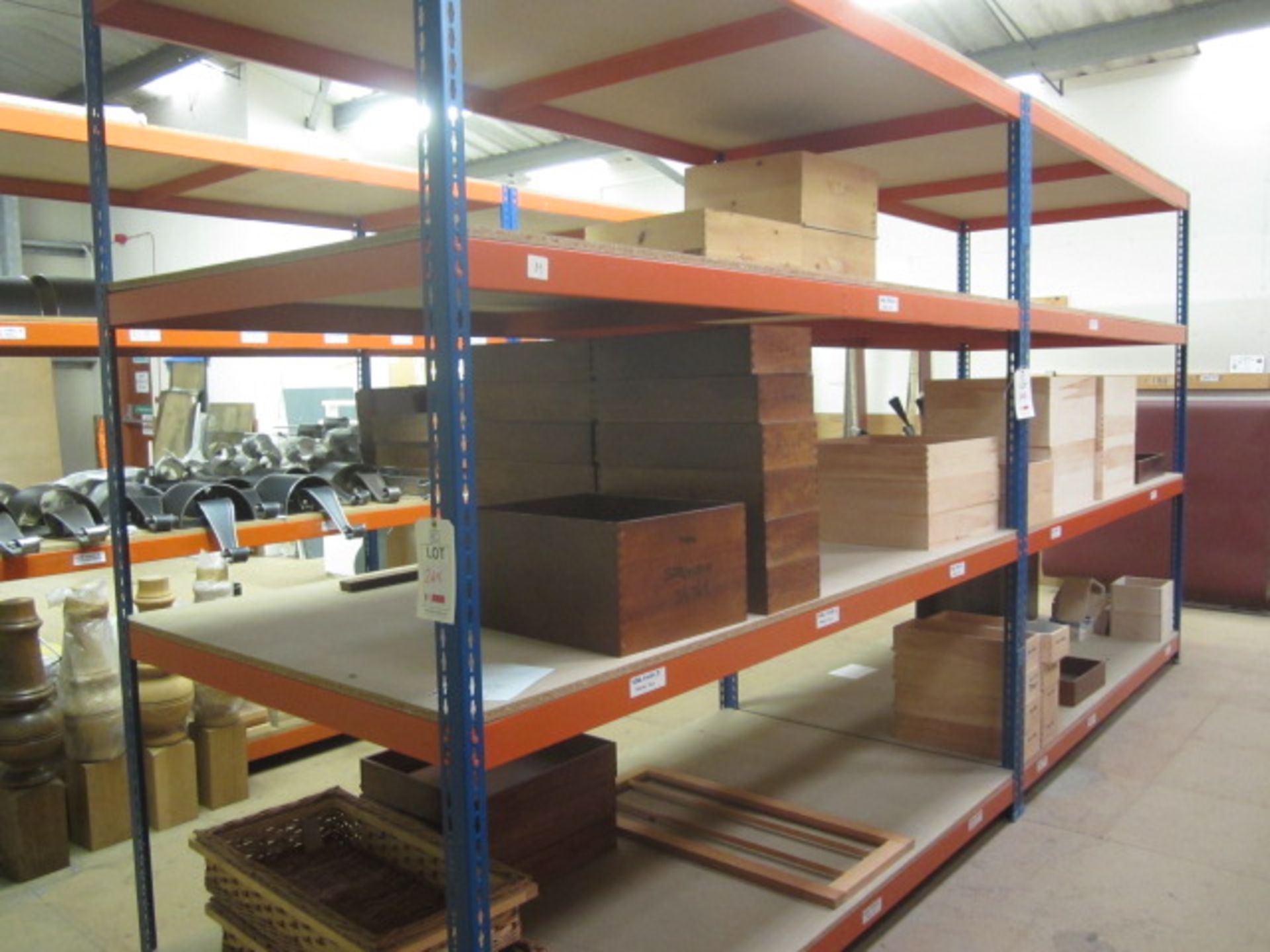 4 x bays of adjustable boltless racking, approx. size 5m x 1230mm x height: 2.5m (excluding - Image 3 of 3