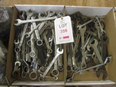 Quantity of assorted spanners