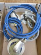 3 x assorted pneumatic orbital sanders