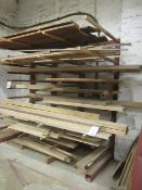 Quantity of assorted wood stock, as lotted
