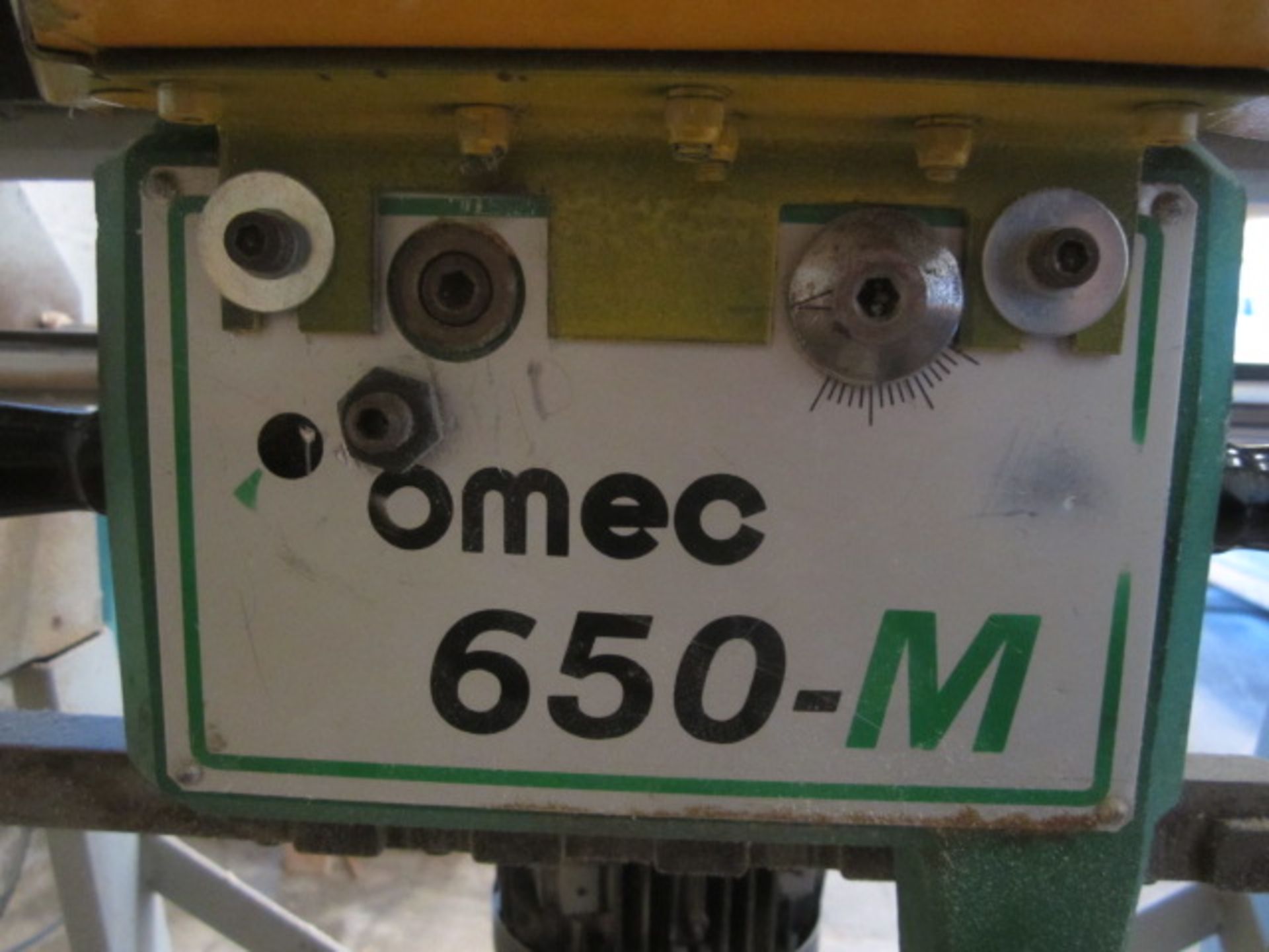 Omec 650-M vertical spindle dovetailer, serial no: 580475 (1998) - Image 3 of 5