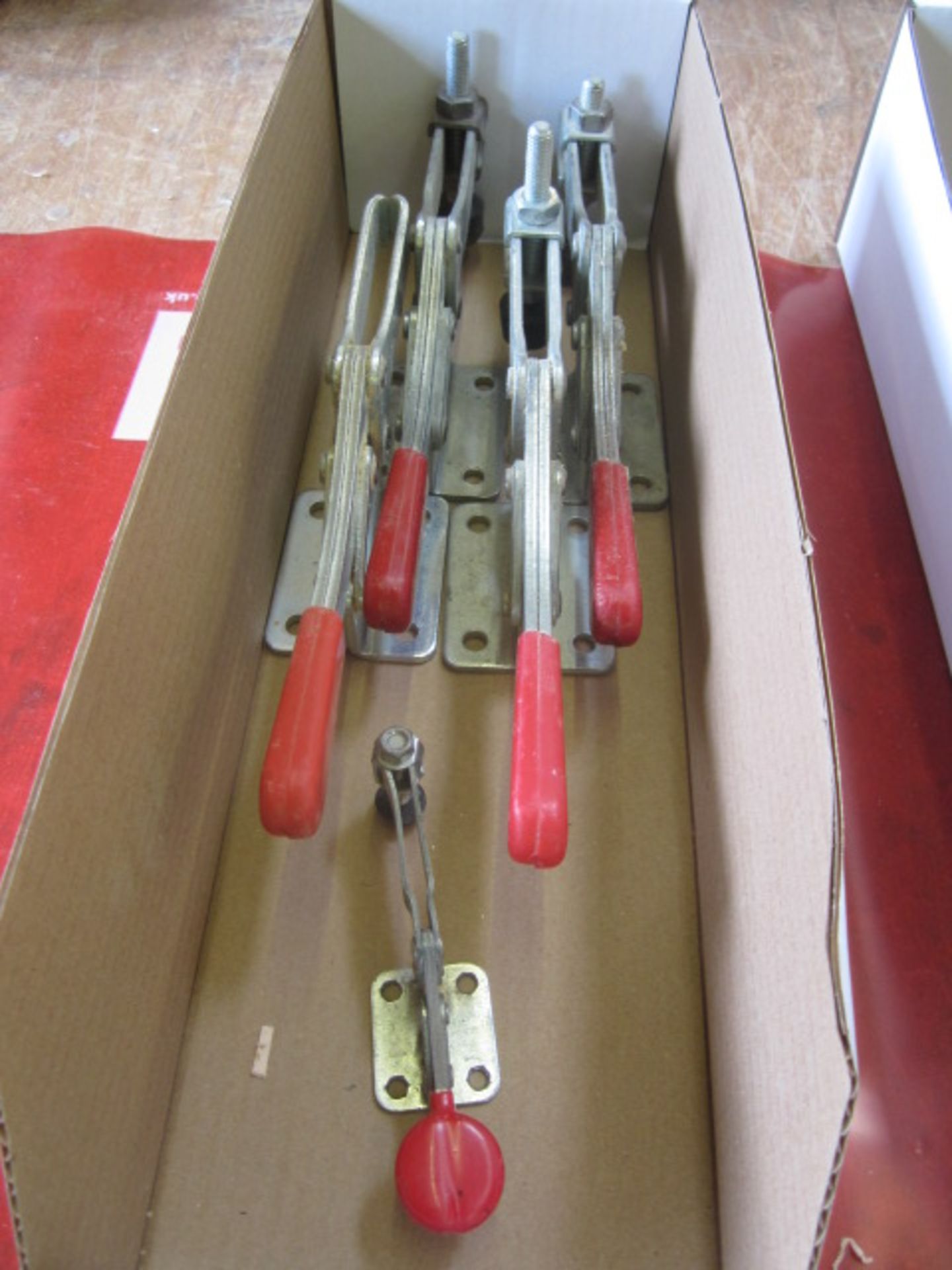 5 x assorted fixture clamps