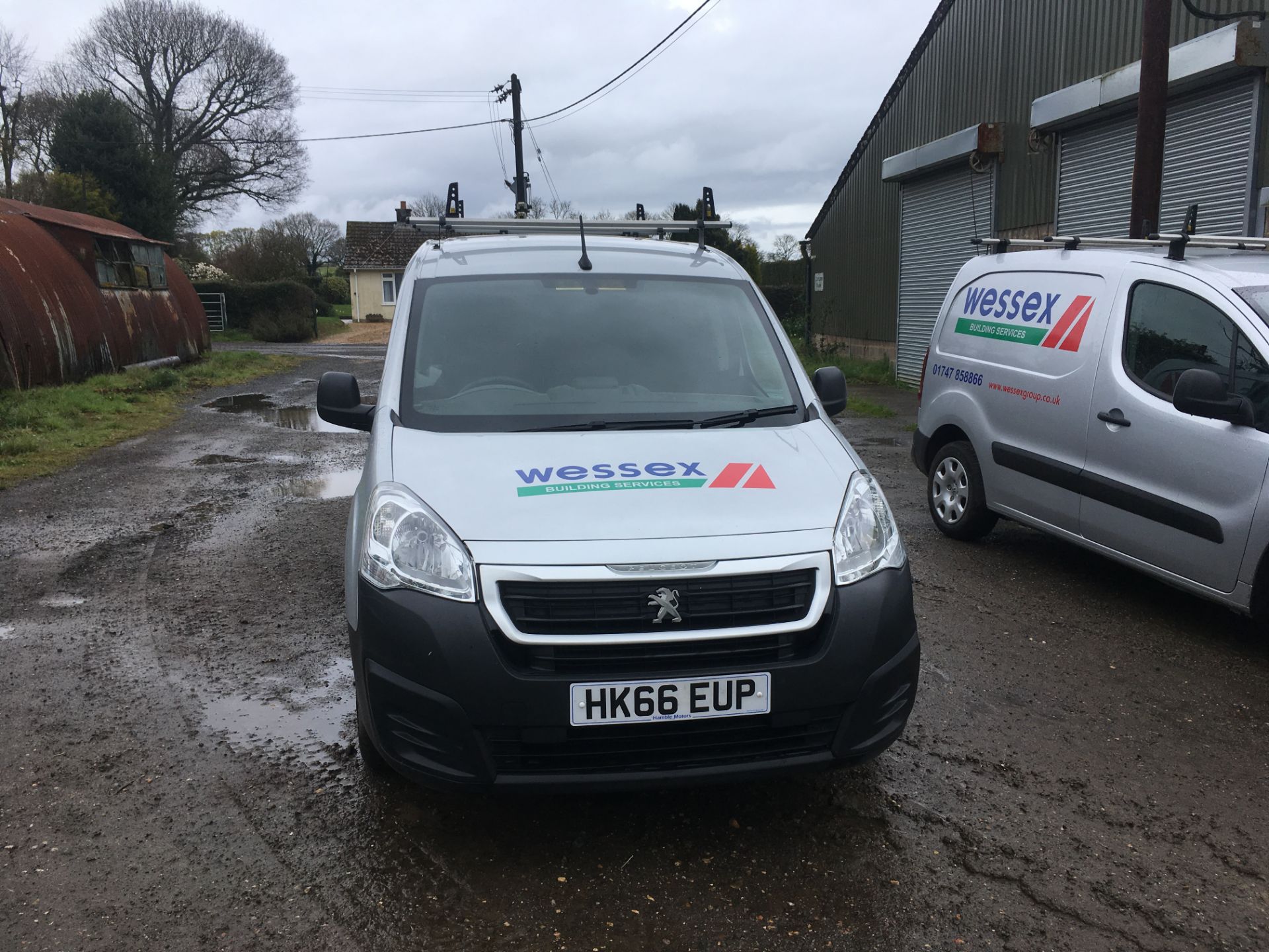 PEUGEOT PARTNER 850 Professional L1 B-HDI SS signwritten panel van with roof rails, Registration No.