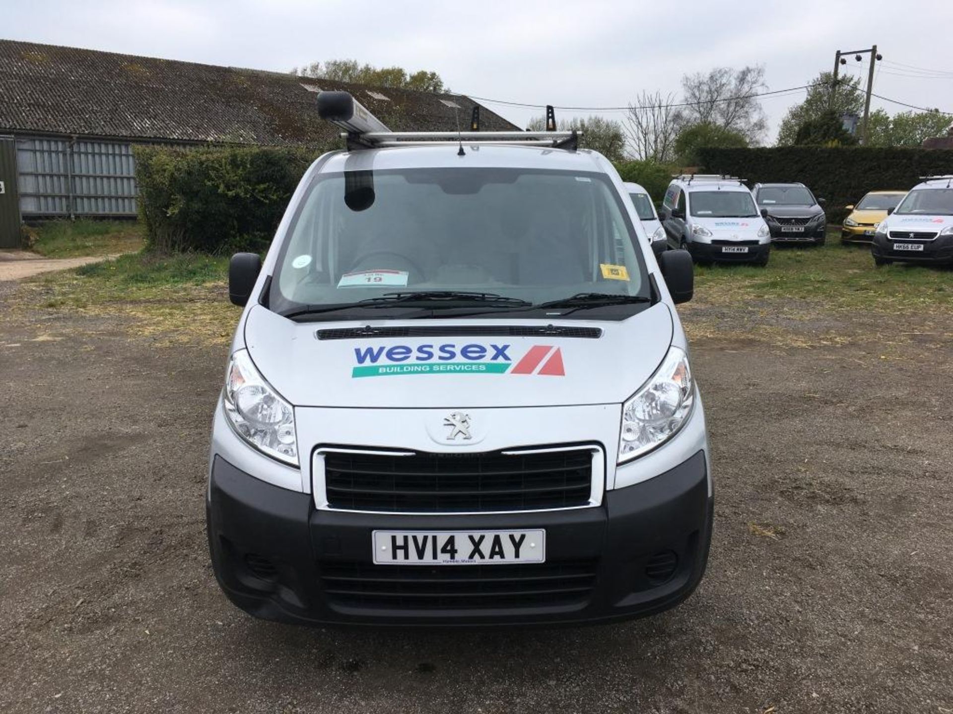 PEUGEOT EXPERT 1000 L1H1 HDI signwritten panel van, with roof rails and tube box, Registration No...