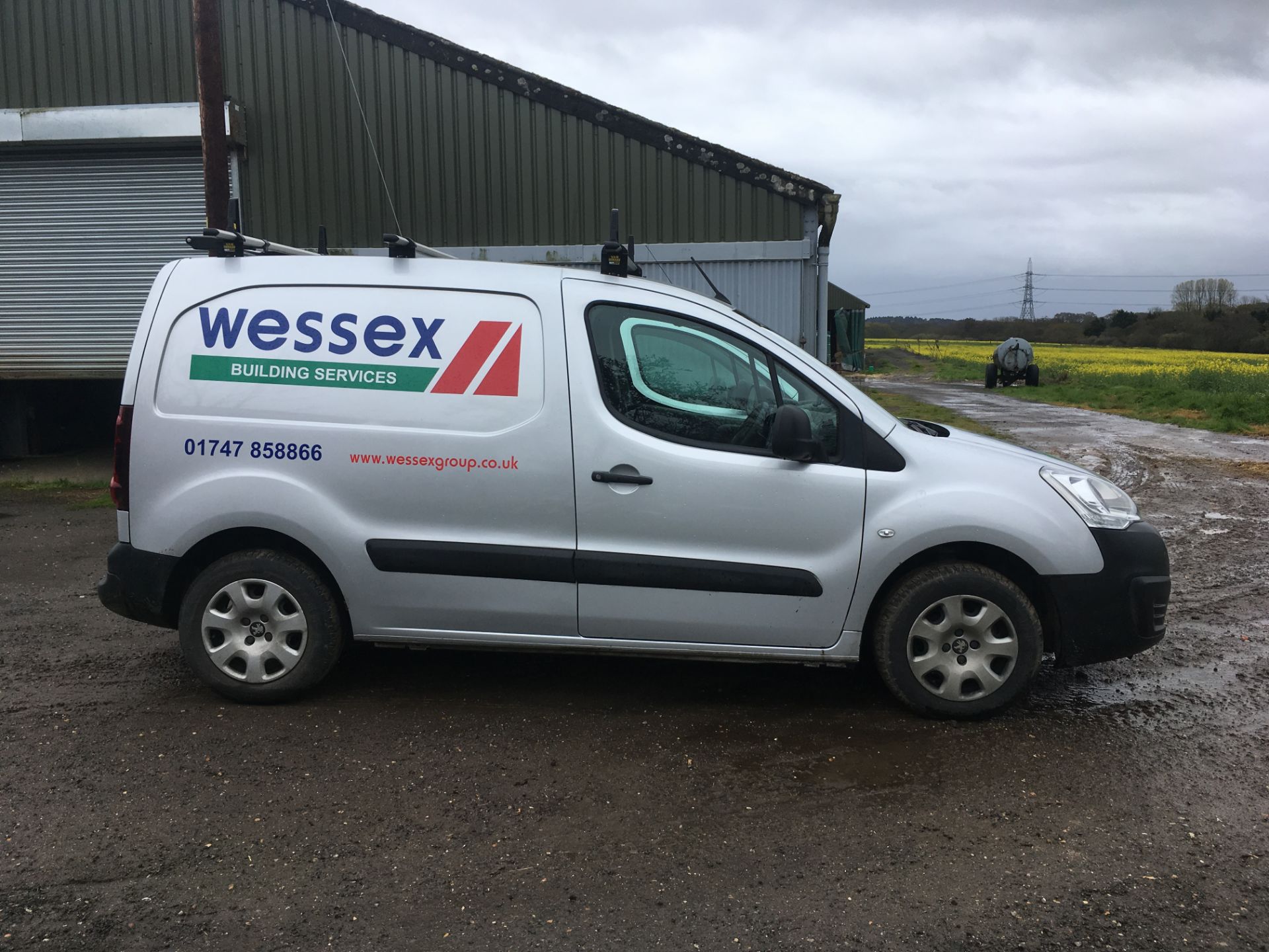 PEUGEOT PARTNER 850 Professional L1 B-HDI SS signwritten panel van with roof rails, Registration No. - Image 2 of 10