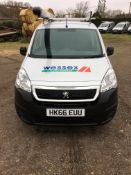 PEUGEOT PARTNER 850 Professional L1 B-HDI SS signwritten panel van, with roof rails and tube box,...