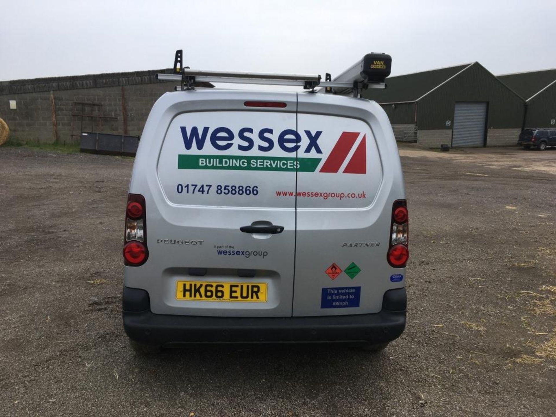 PEUGEOT PARTNER 850 Professional L1 B-HDI SS signwritten panel van, with roof rails and tube box,... - Image 3 of 10