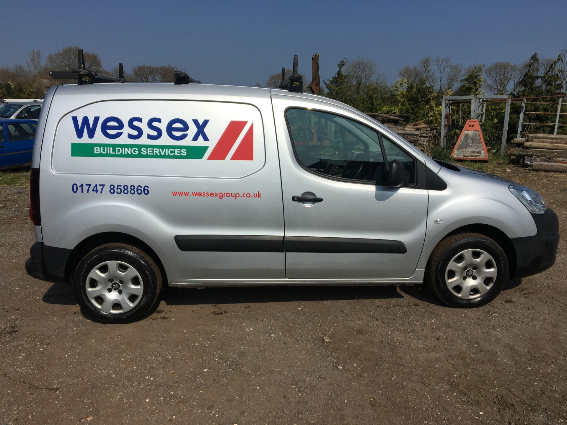 PEUGEOT PARTNER 850 Professional L1 B-HDI SS signwritten panel van, with roof rails, Registration - Image 2 of 9