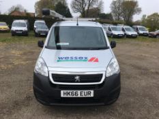 PEUGEOT PARTNER 850 Professional L1 B-HDI SS signwritten panel van, with roof rails and tube box,...