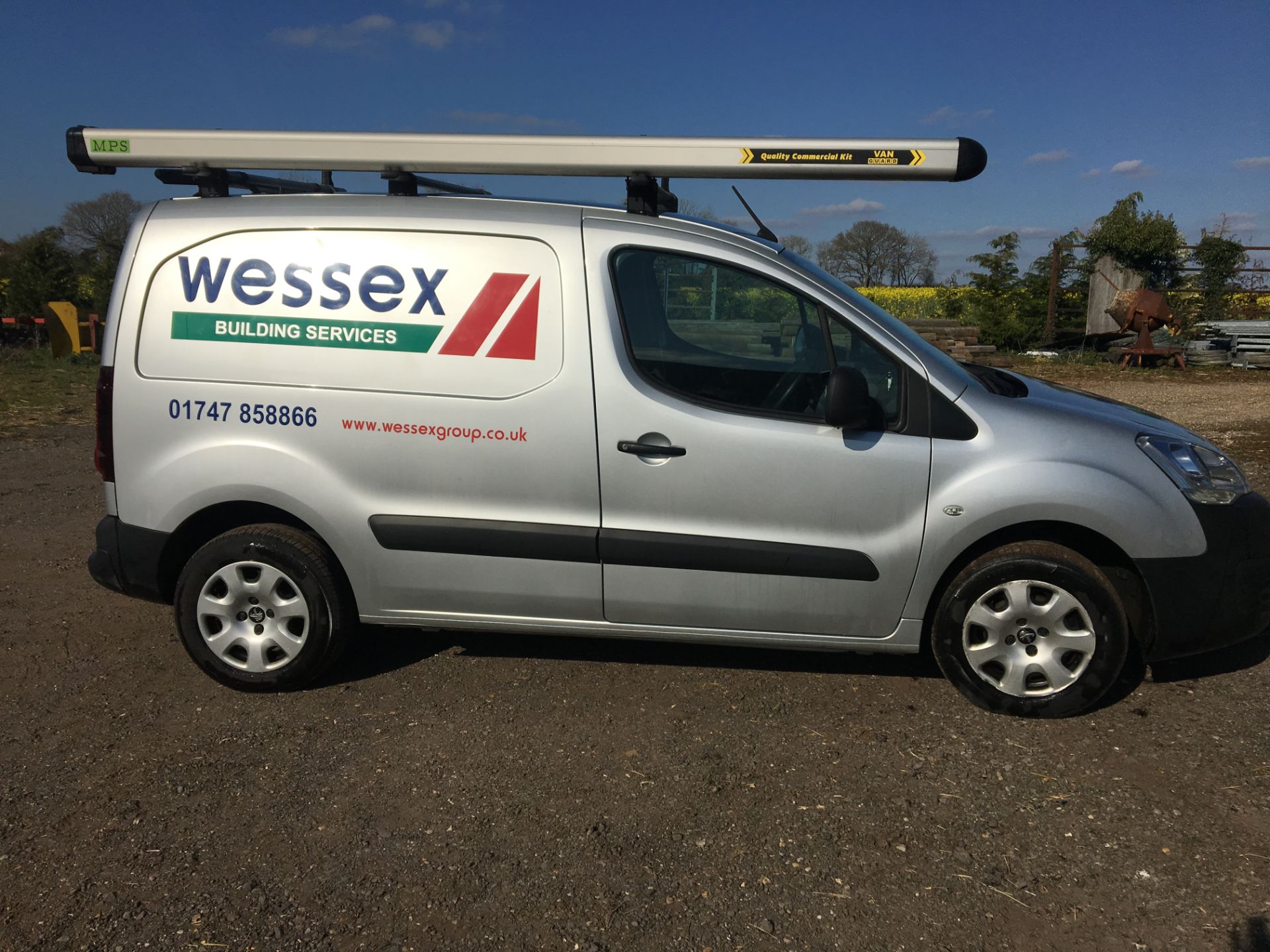 PEUGEOT PARTNER 850 Professional HDI signwritten panel van, with roof rails and tube box,... - Image 2 of 9