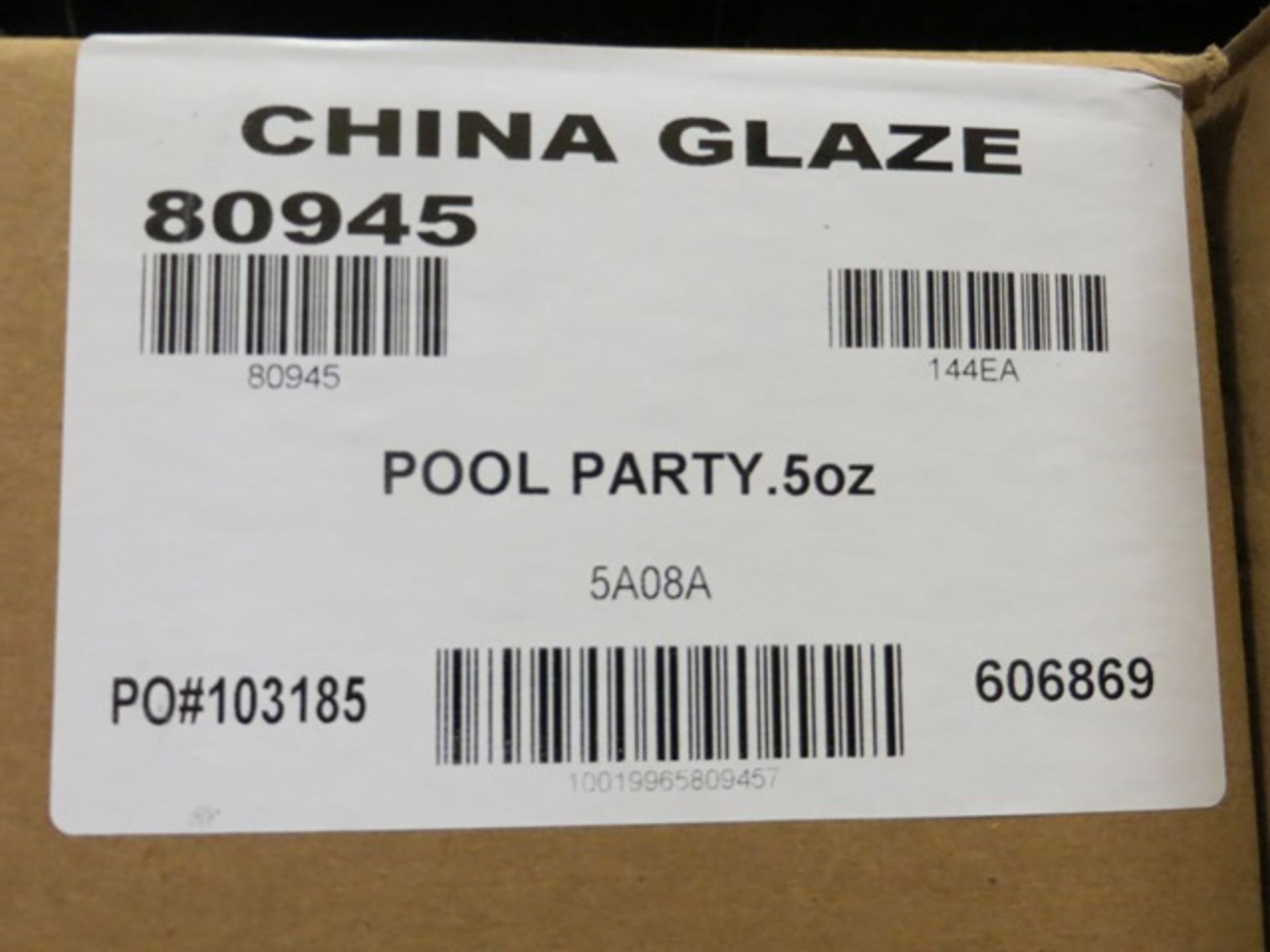 Four Boxes of Triple Pack 48 per box (192 triple packs) 5oz bottles China Glaze Nail Varnish - Image 2 of 3