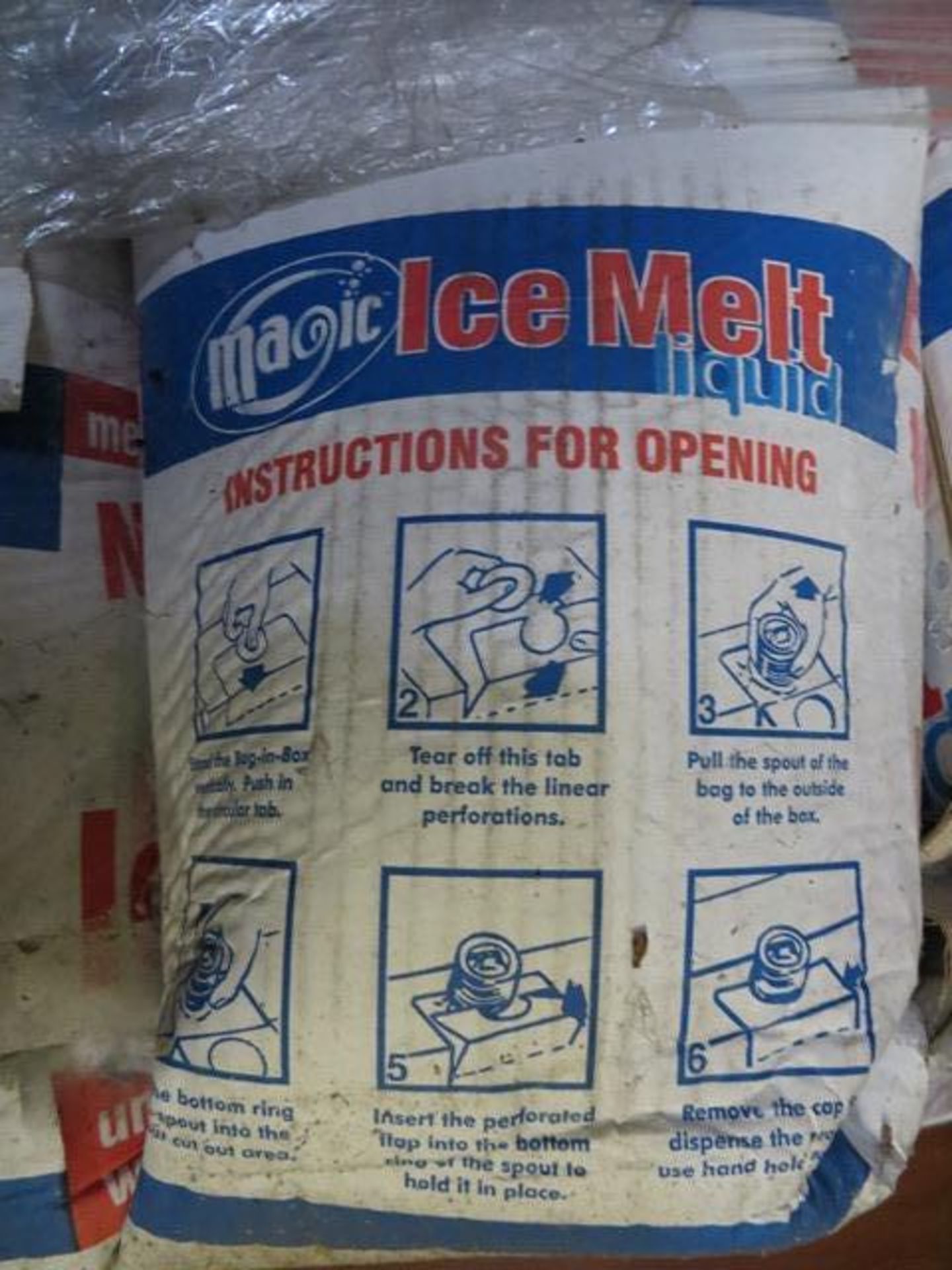 Seven various broken pallets of Majic Ice Melt Liquid 10Kg BoxesPlease note: This lot, for VAT