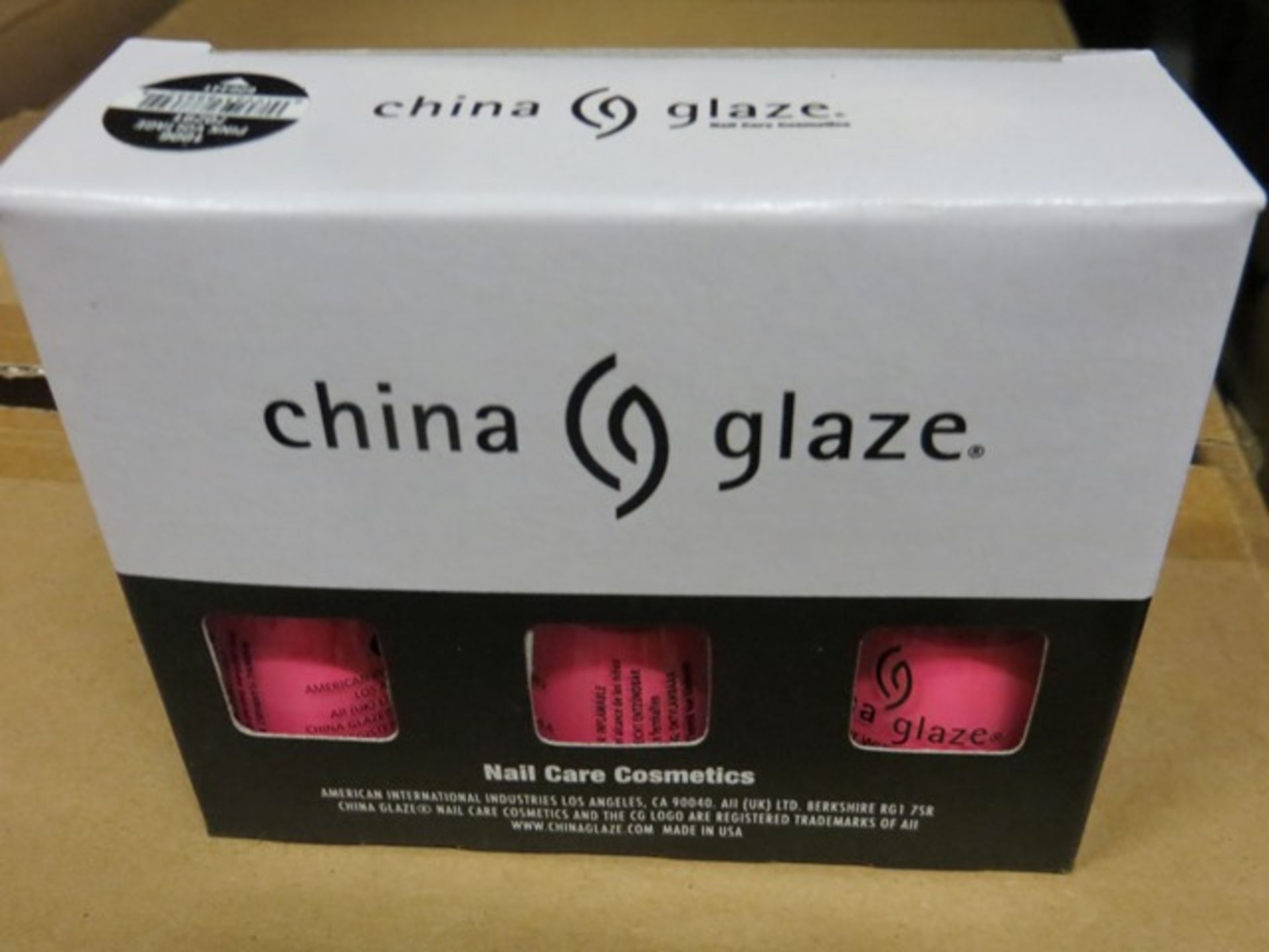 Five Boxes of Triple Pack 48 per box (240 triple packs) 5oz bottles China Glaze Nail Varnish