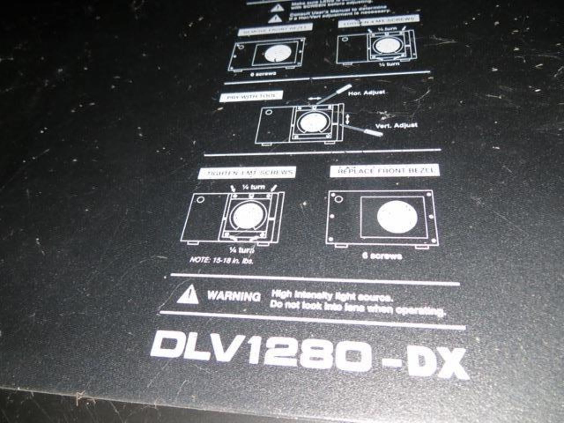 DLV 1280-DX Over Head Projector c/w Christie Digital System Fixed XGA/SXGA 1.2:1 Minolta - Image 3 of 5