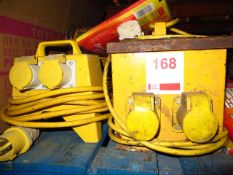 110v Transformer, 110v Splitter, 110v WorklightPlease note: This lot, for VAT purposes, is sold