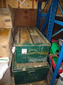 Two metal storage boxesPlease note: This lot, for VAT purposes, is sold under the Margin scheme