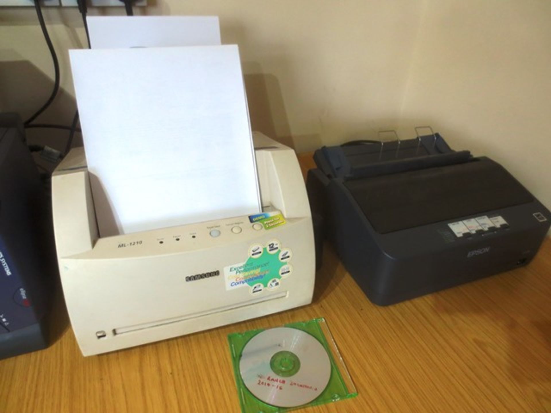 Epson WF-2540 printer/fax/copy Epson LQ 350 printer, Samsung ML-1210 copier - Image 2 of 2