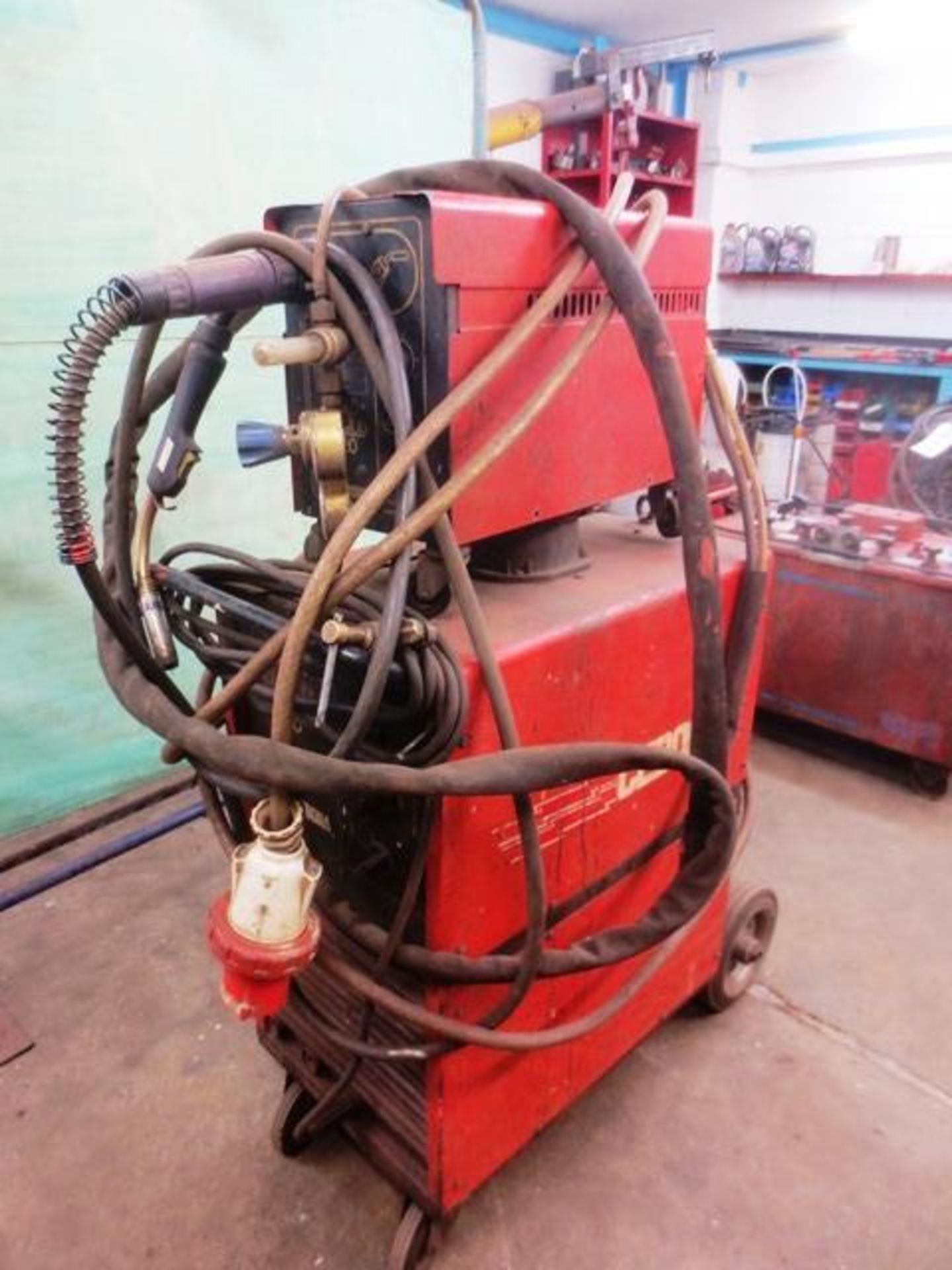 Cebora 420 amp mig welder, with wire feeder