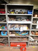 Quantity of assorted spares stock, to incl. copper, steel, plastic pipe, used winch control