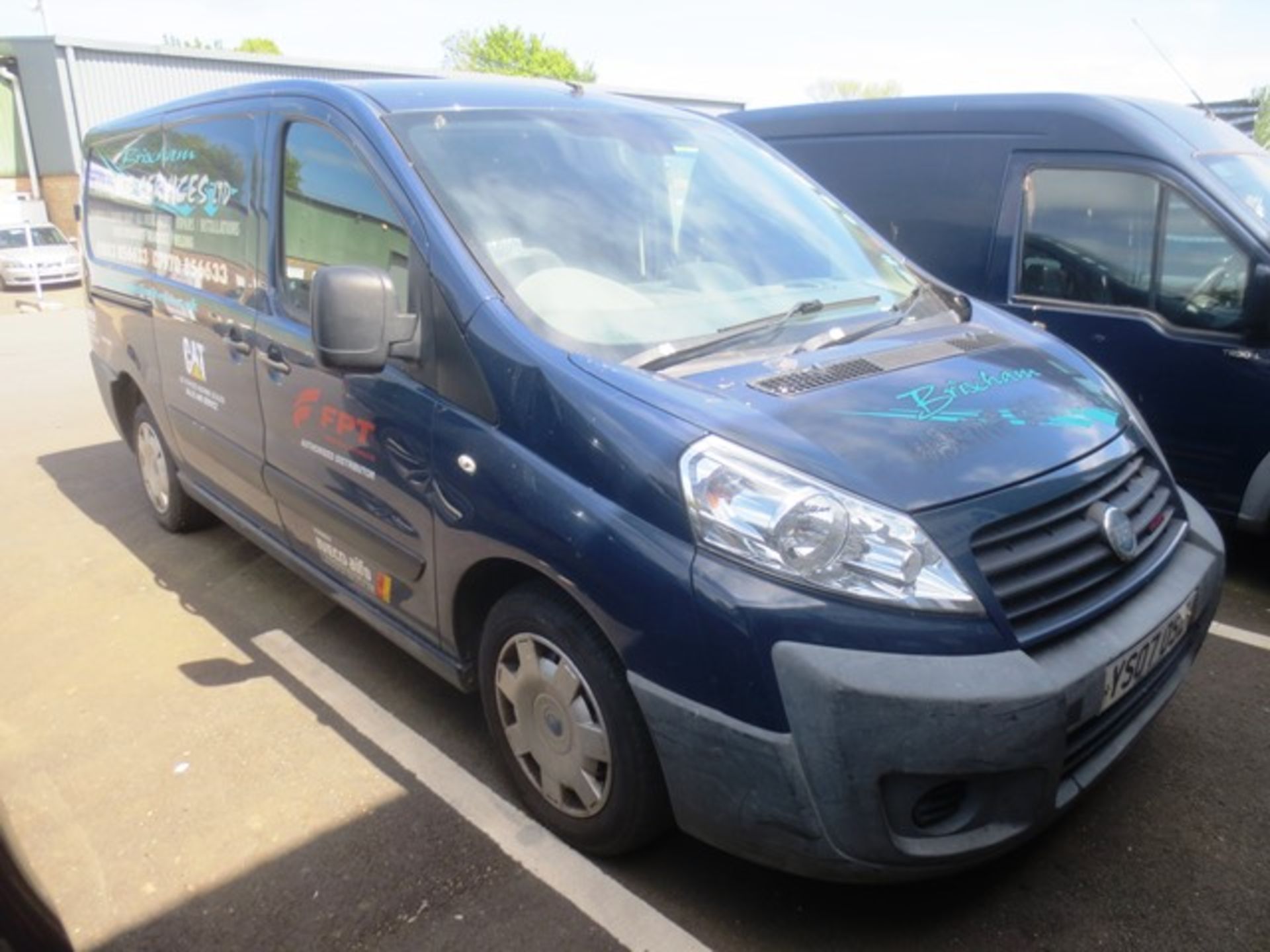 Fiat Scudo 140 multijet Diesel panel van with towing hitch, reg no: YS07 OSZ, MOT: 29.06.19,