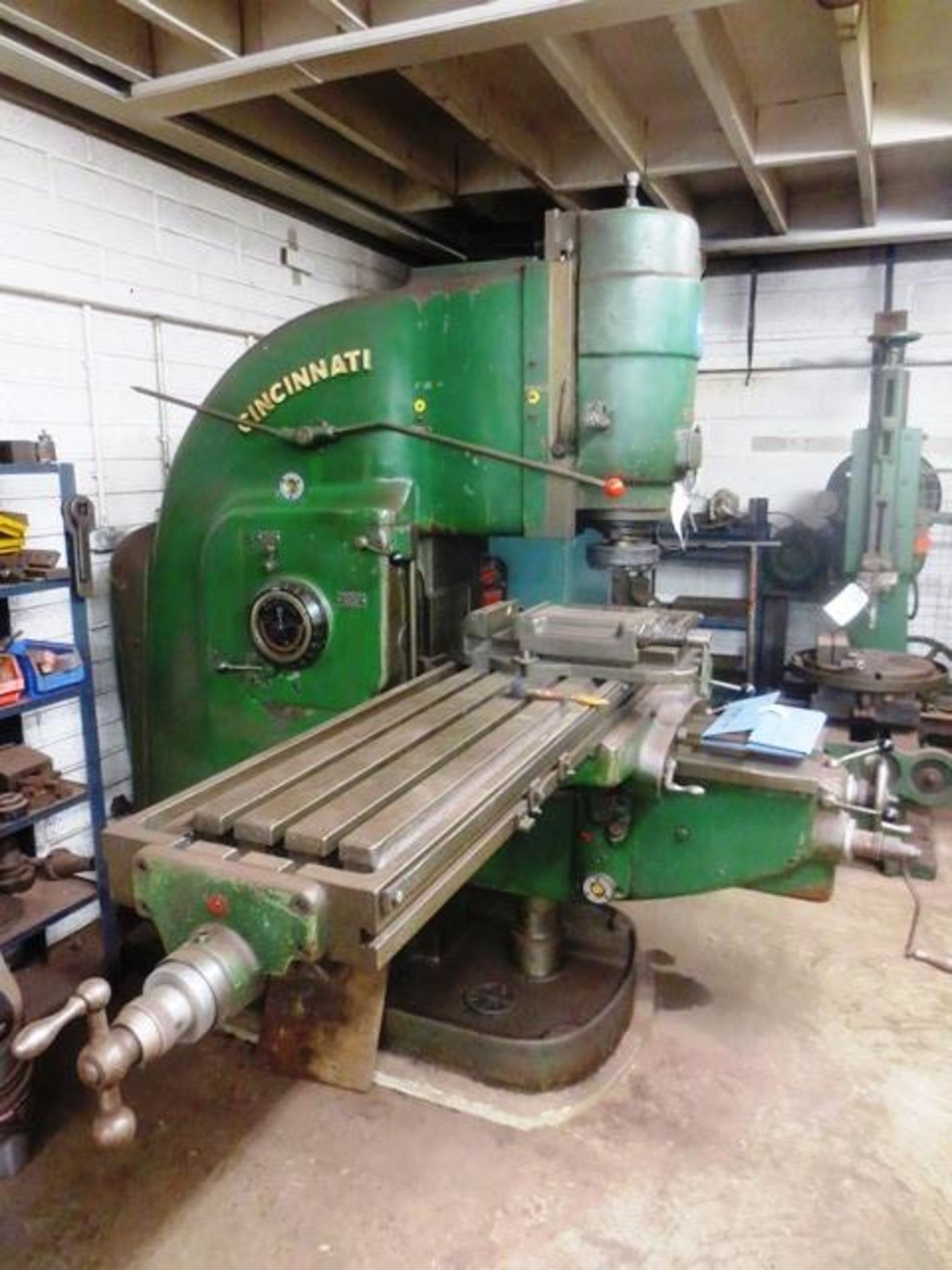 Cincinnati heavy duty vertical milling machine, no 4 4V, serial no: 86201-3, 78.5" x 16" table size, - Image 3 of 5