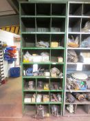 Quantity of assorted spares stock, to incl. various new/used airline and winch fittings, to