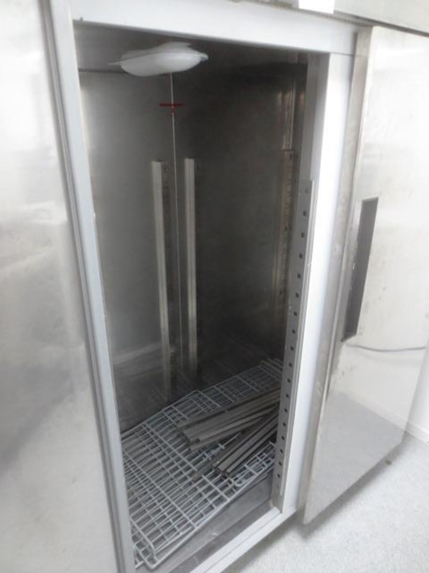 Genfrost GEN1200H, stainless steel twin door refridgerator, serial no: 16097156765 - Bild 2 aus 3