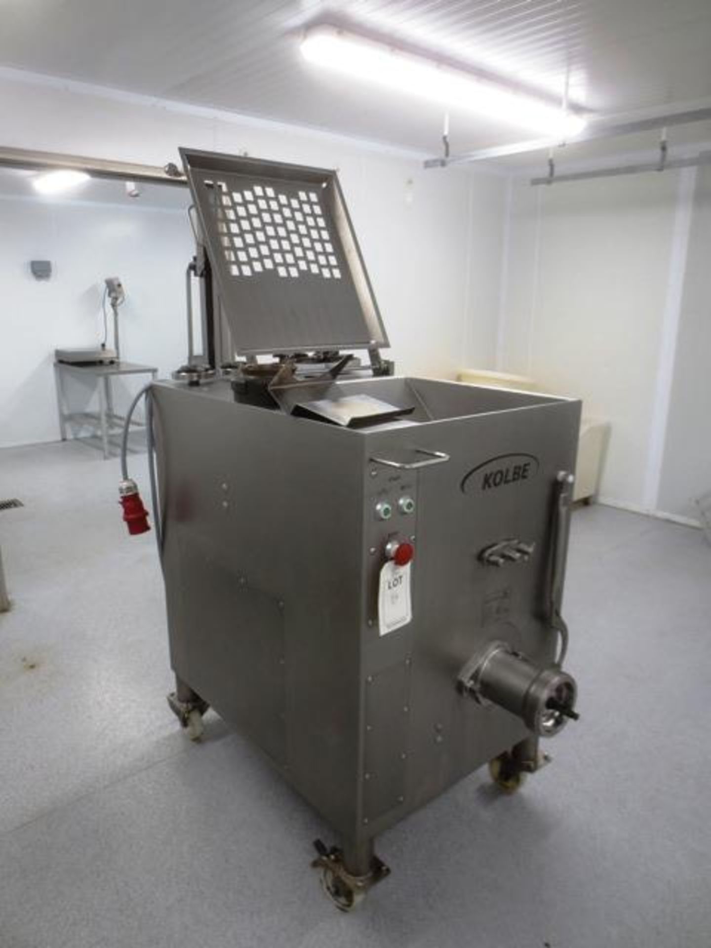 Kolbe MW52-120 stainless steel mincer, serial no: 1261146 (2013), cutting system Enterprise E52, 3 - Bild 2 aus 7