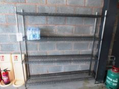 Bay of stores racking, approx 1500 x 400mm