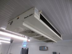 Kelvion Ltd / Searle DSR ceiling mounted, triple fan evaporator, model DSR51-4AL, serial no: