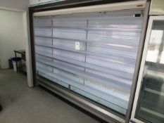 Arneg open front refridgerated display cabinet, approx 2.6m length, model Panama 3 GL, serial no: