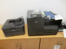 HP Officejet Pro X451 dw printer and Brother HL-L234 DDW printer