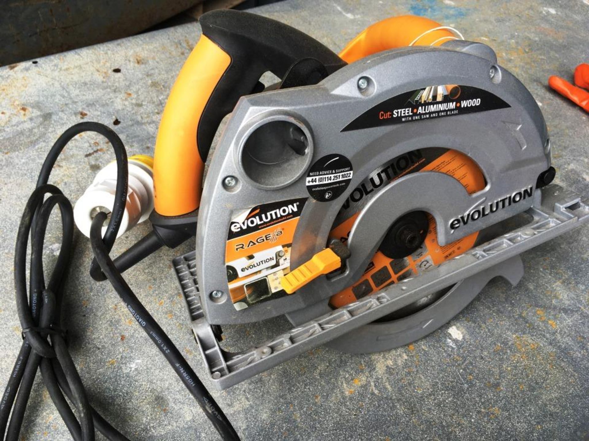 Evolution Rage A circular saw, 110v - Image 2 of 2