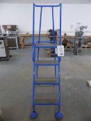 Four treed warehouse ladder ** Lot located at Bradwood Works, Manchester Road, Dunnockshaw, Burnley,