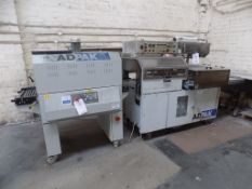 AdPak/Eifuku Sangyo EFK-250NEWHS film wrapper with heat shrink tunnel ** Lot located at Boundary