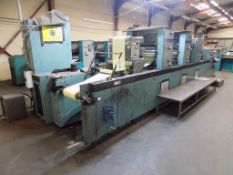 Form-All Multi Print RS17 two colour reel fed form printing press, s/n 259, year 1984, comprising EL