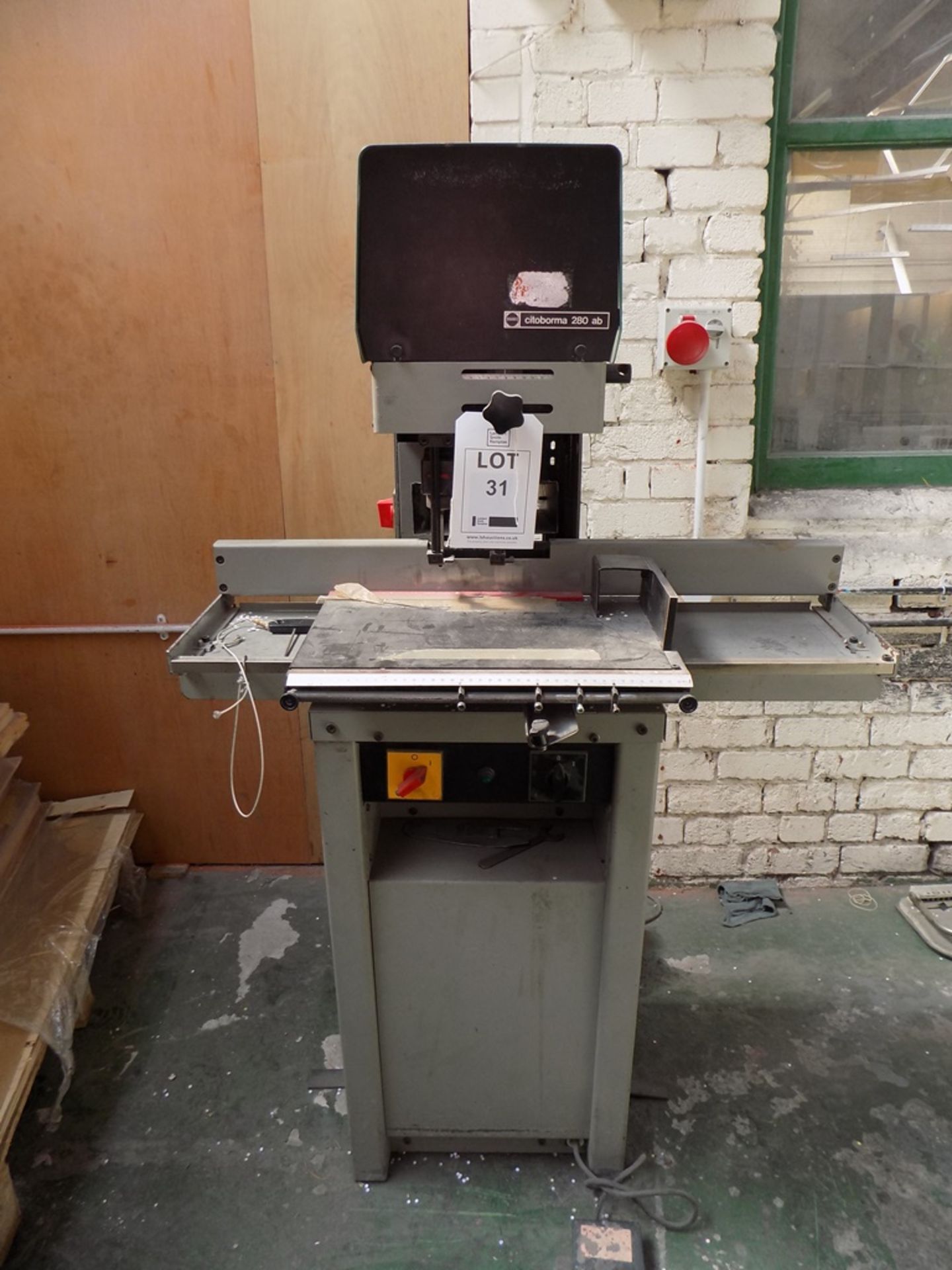 Nagel Citaborma 280ab twin station paper drill. * NB: this item has no CE marking. The Purchaser is