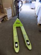 Lifter 65/mm 2554 RA 800 x 400 pallet truck, year 2014, swl 2,500kg ** Lot located at Bradwood