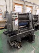 Heidelberg GTOZP-52 two colour printing press, s/n 709525, year 1993 Impression count: circa 38,