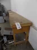 Circa 14 various workbenches, as lotted (Contents not included) ** Lot located at Bradwood Works,