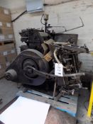 Original Heidelberg single colour platen press. * NB: this item has no CE marking. The Purchaser is