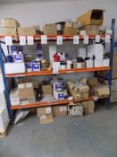 Quantity of sundry consumables including tape, as lotted (Rack not included) ** Lot located at