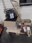 Quantity of strapping tools with strap, as lotted ** Lot located at Boundary Mill, Gertrude