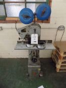 Worsley-Brehmer model S single head wire stitcher, s/no 1877. * NB: this item has no CE marking. The