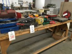 Quantity of tools and consumables inc planer, impact drivers, hand tools, screws, springs, o-