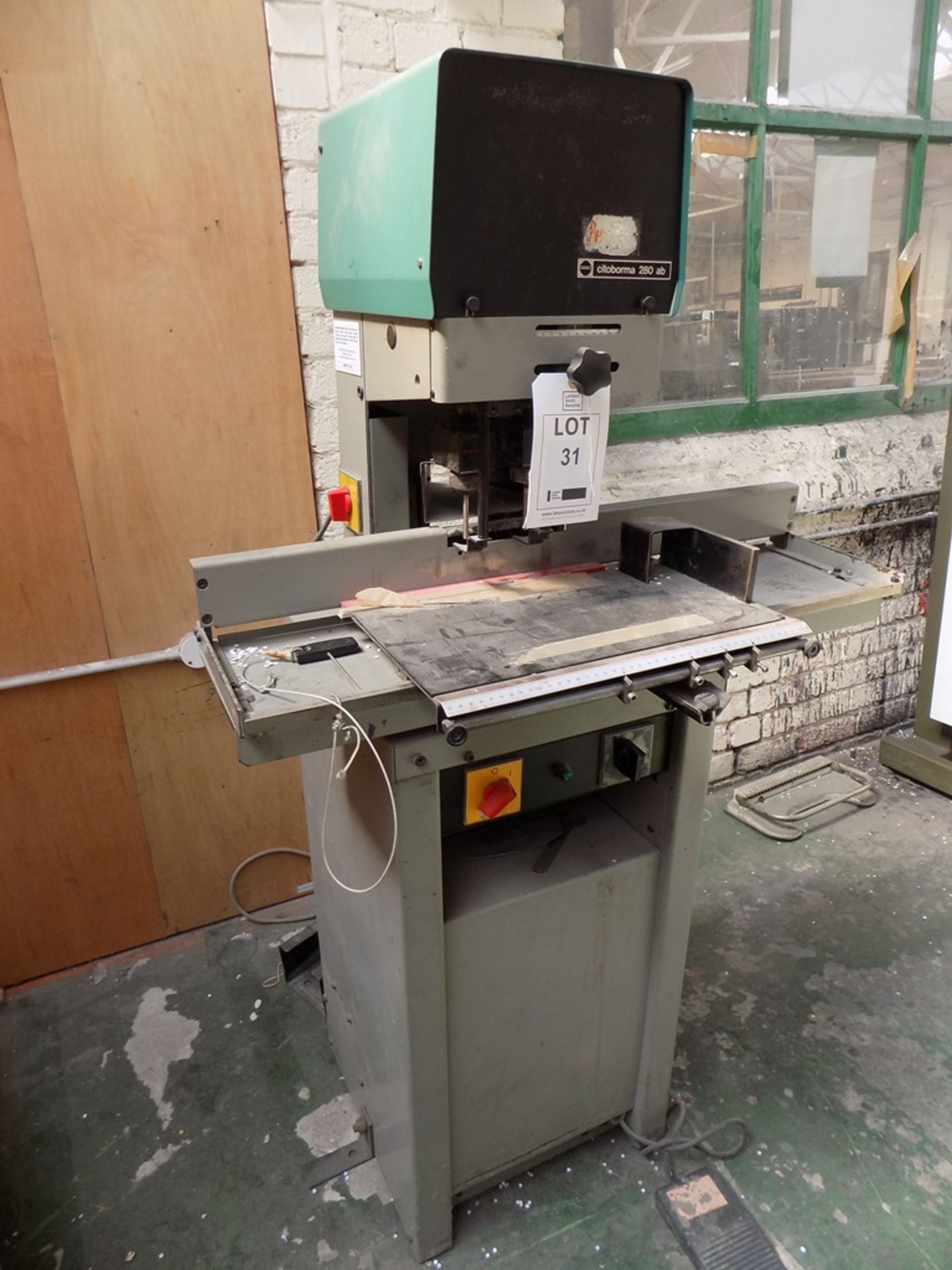 Nagel Citaborma 280ab twin station paper drill. * NB: this item has no CE marking. The Purchaser is - Image 2 of 2