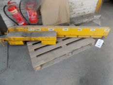 Fork lift jib crane attachment. * NB: This item has no record of Thorough Examination. The purchaser